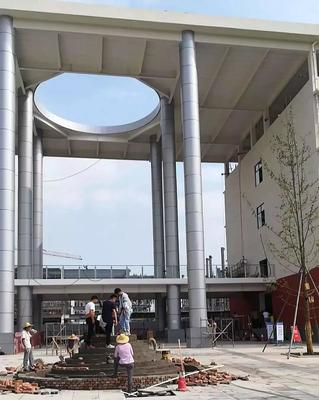 卓達綠色裝配式建筑房屋工廠承建的安康高新區實驗小學建成
